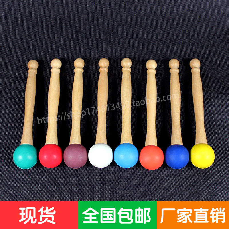 Crystal bowl special rubber stick rubber hammer percussion hammer singing bowl stick knock stick grinding stick rubber hammer music crucible knock stick