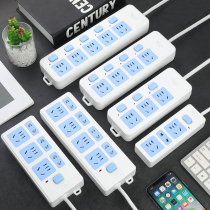 Pure copper socket line plug household wiring board power 2500W wire board porous long wiring board