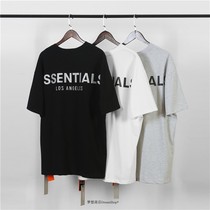  JerryLorenzo Los Angeles limited 3M reflective black and white red loose plus size trendy men and women short-sleeved T-shirt