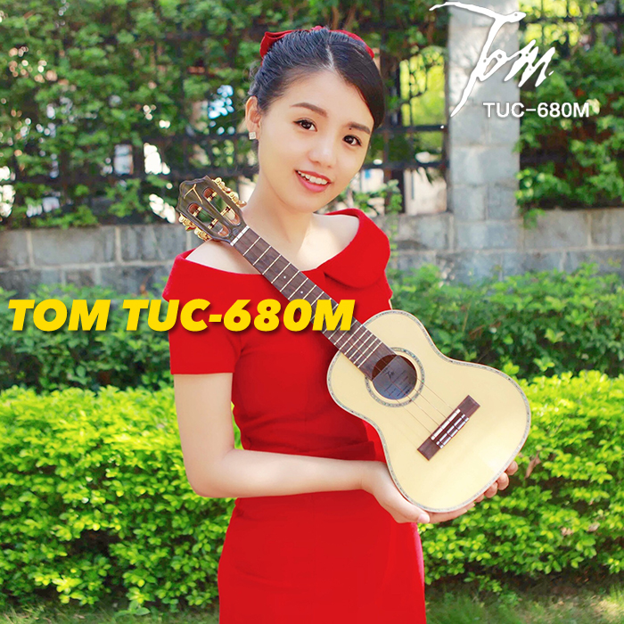 Meow Meow Art Tom680 spruce rosewood veneer Beginner advanced ukulele ukulele male and female children