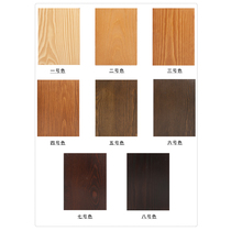 Customized camphor pine and elm folding doors and windows based on pictures solid wood door log color palette