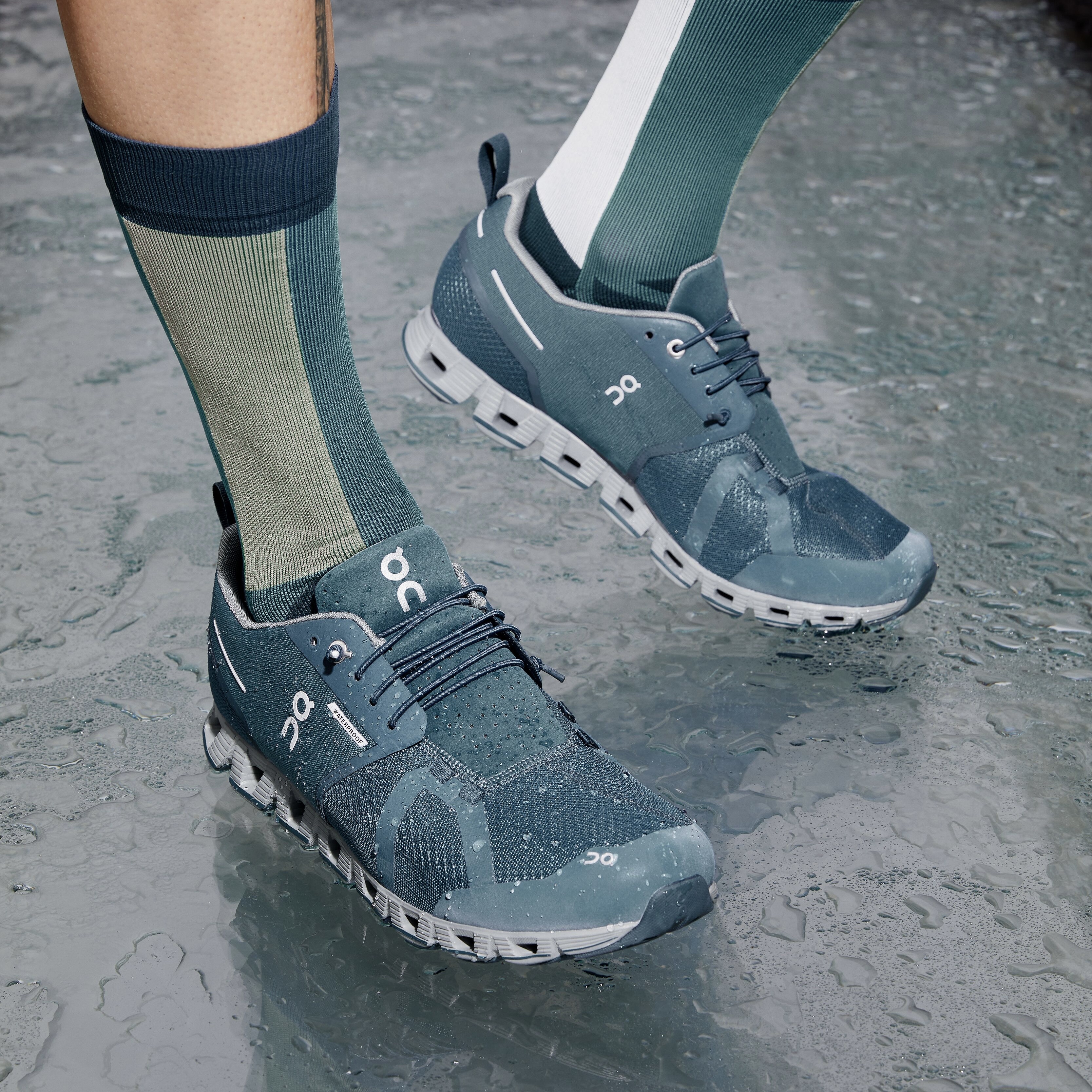 On Ang running CloudWaterproof all-weather men's lightweight sports waterproof running shoes