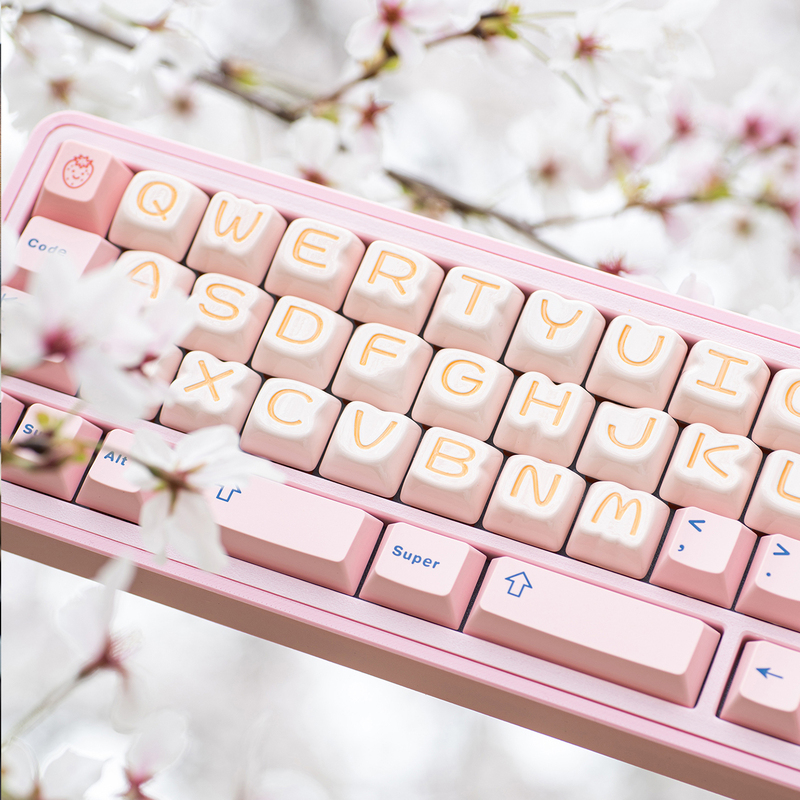 Original Special-Shaped Personalized Keycaps A-Z Core Caps Letter Area Zinc Alloy Painted Customized Keycap Set