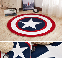 Round carpet cartoon childrens room carpet bedroom bedside thick carpet computer chair floor mat tent mat