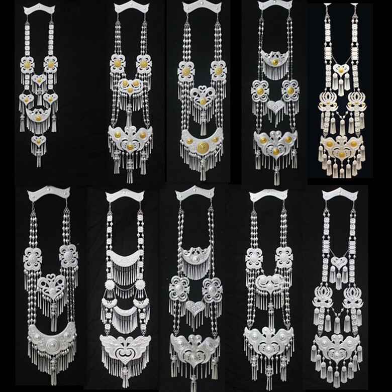 New Yi Costume Women Cool Mountain Traditional Bridal Dress Stage Dress Slim Large Swing Dress Minority Suit Collar