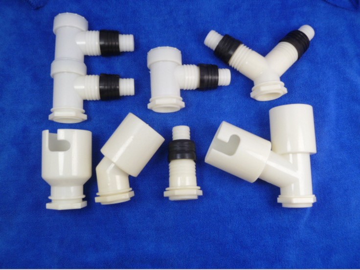 Washing machine water anti - odor three - way bend ground leakage interface plastic joint dual - use double drainage