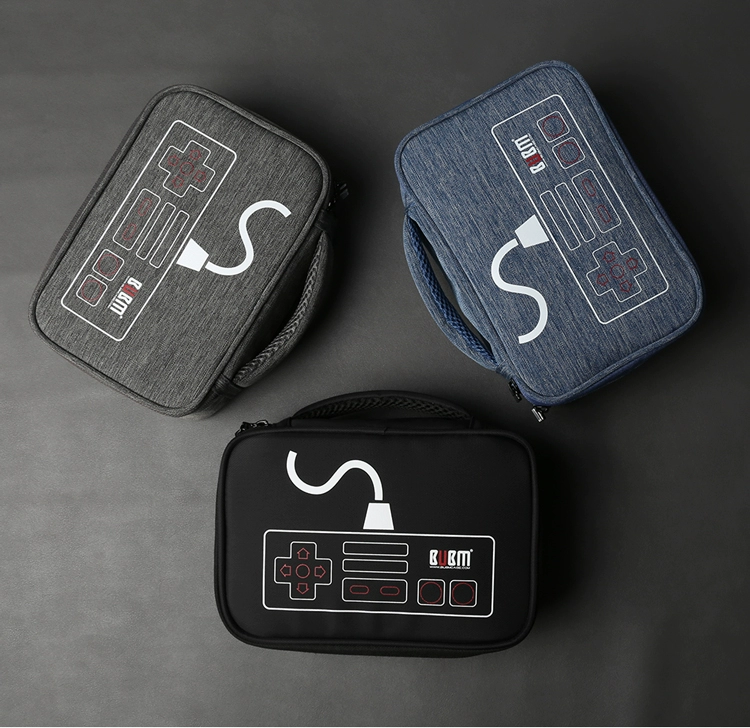 BUBM Nintendo NES túi lưu trữ NES host túi phụ kiện lưu trữ kỹ thuật số bảo vệ Túi xách tay - PS kết hợp