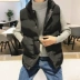 2017 xuống đôi vest cotton nam thu đông dày mùa đông hoang dã vest ấm mùa đông ngắn phiên bản hàn quốc áo thun nam cotton Áo vest cotton