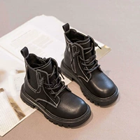 Черные высококачественные освежающие дышащие сапоги, из натуральной кожи