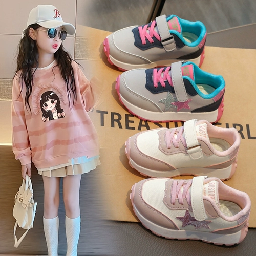 Низкие кроссовки, детская спортивная обувь для девочек, белая обувь для отдыха, мягкая подошва