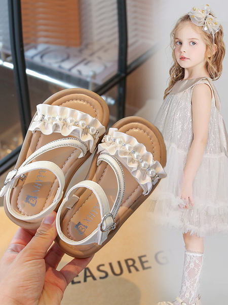 Girls' Princess Sandals 2026 New Summer Fashionable Casual Thick-Soled Soft-Soled Beach Shoes for Children and Older Girls — 2
