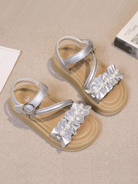 Girls' Princess Sandals 2026 New Summer Fashionable Casual Thick-Soled Soft-Soled Beach Shoes for Children and Older Girls — 5