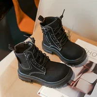 3310 Black Single Boots-High-качественный кожаный список освежающих освежающих
