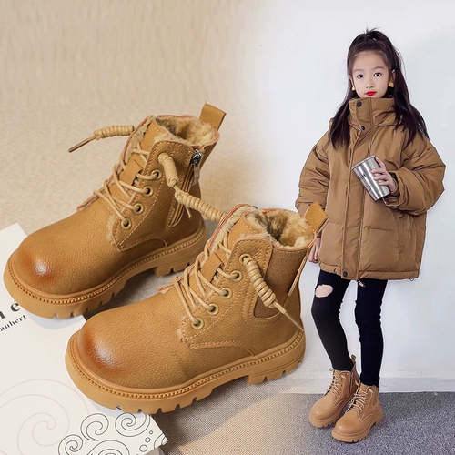 Martens, утепленные короткие сапоги для мальчиков, 2023, осенние, тренд сезона