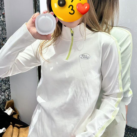 Nike women's sports long-sleeved autumn and winter quick-drying warm running half-zip stand-up collar top HQ4740