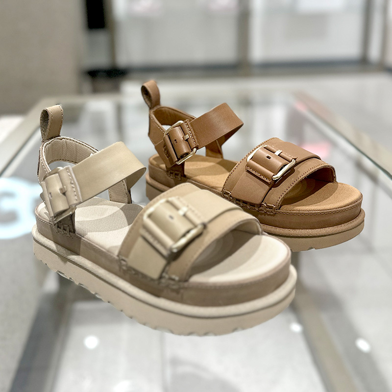 Ugg New Summer Women's Thick-Soled Sandals Open-Toe Casual Fashion Outdoor Sandals 1167392