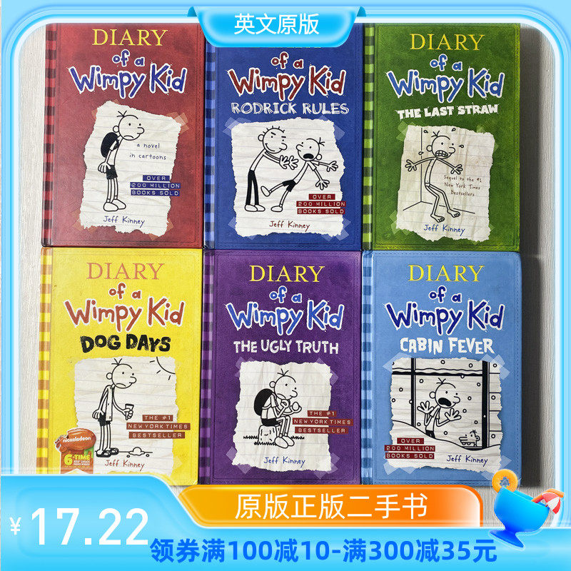 diary of a wimpy kid hardcover book series jeff kinney collection