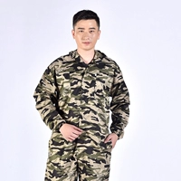 Камуфляжная летняя тонкая толстовка с капюшоном