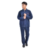 Хлопковый джинсовый осенний комбинезон подходит для мужчин и женщин, увеличенная толщина, защита от ожогов, большой размер