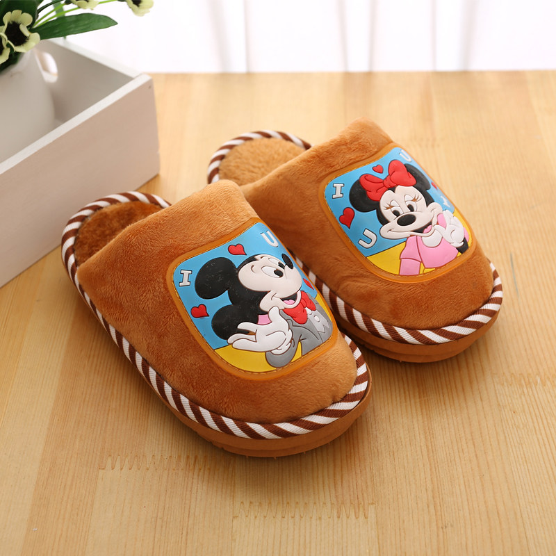 Pantoufles enfants en coton pour hiver - Ref 1031221 Image 34