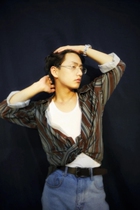 He Jianghai The same original 80s retro long-sleeved autumn new mens trend loose port wind mens and womens shirts