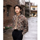 Night crazy spring and summer vintage loose baroque BF retro long-sleeved men and women