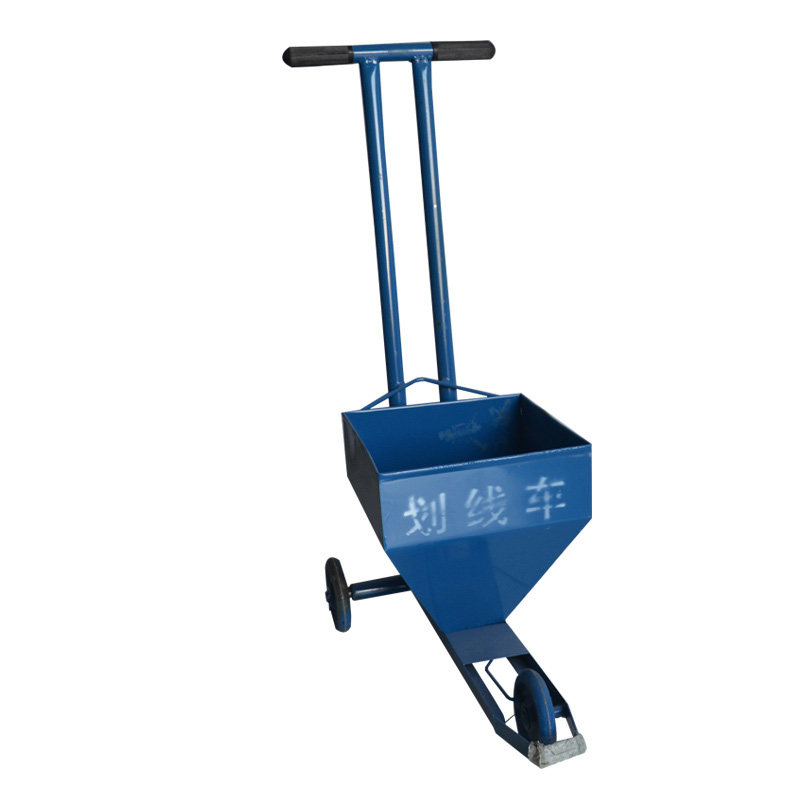 Course scribing car road scribing car Simple cast Wei push scribing device Athletic field playground line drawer 