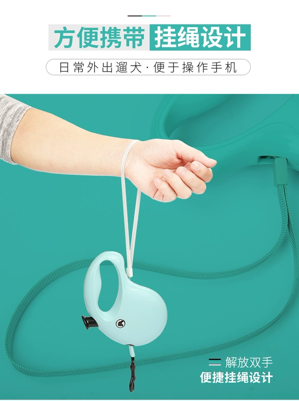 Chó xích xích tự động có thể thu vào chuỗi chó Teddy nhỏ lớn và trung bình chó tha mồi vàng vật nuôi chó cung cấp mèo - Cat / Dog hàng ngày Neccessities