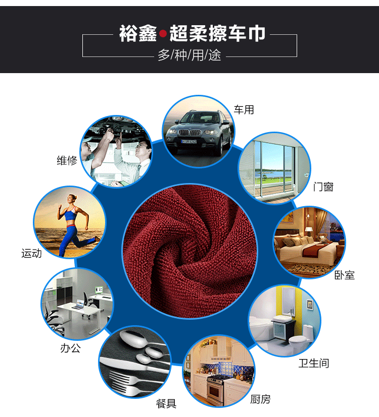 Khăn lau xe nhỏ 40 * 60160 Khăn lau lớn thấm nước làm sạch vải xe ô tô cung cấp giẻ - Sản phẩm làm sạch xe găng tay vệ sinh ô tô