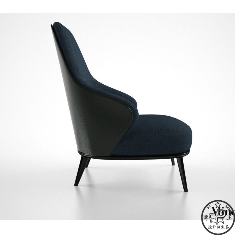 LESLIE Sillón tapizado thiết kế nội thất sáng tạo nghệ thuật Bắc Âu ghế phòng chờ cá tính ghế tựa bệt