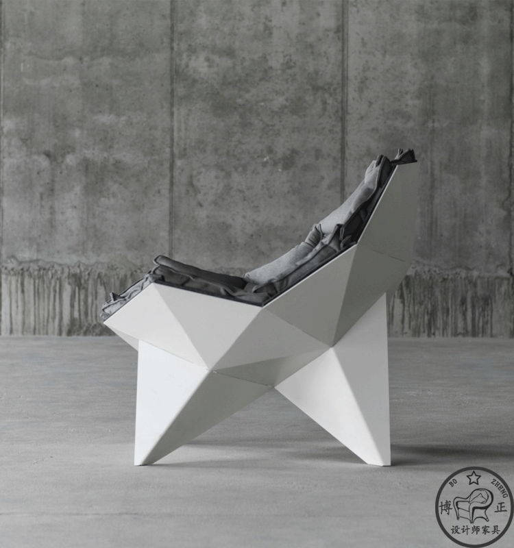 LOUNGE CHAIR Q1 Nhà thiết kế Nội thất sáng tạo Hình dạng Ghế ngồi FRP Ghế nghệ thuật Bắc Âu ghế nằm