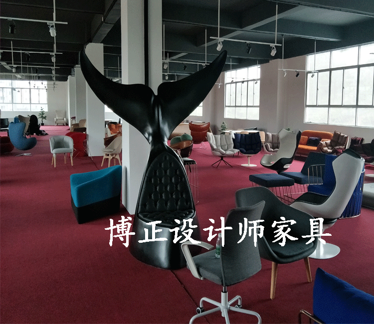 LOUNGE CHAIR Q1 Nhà thiết kế Nội thất sáng tạo Hình dạng Ghế ngồi FRP Ghế nghệ thuật Bắc Âu ghế nằm