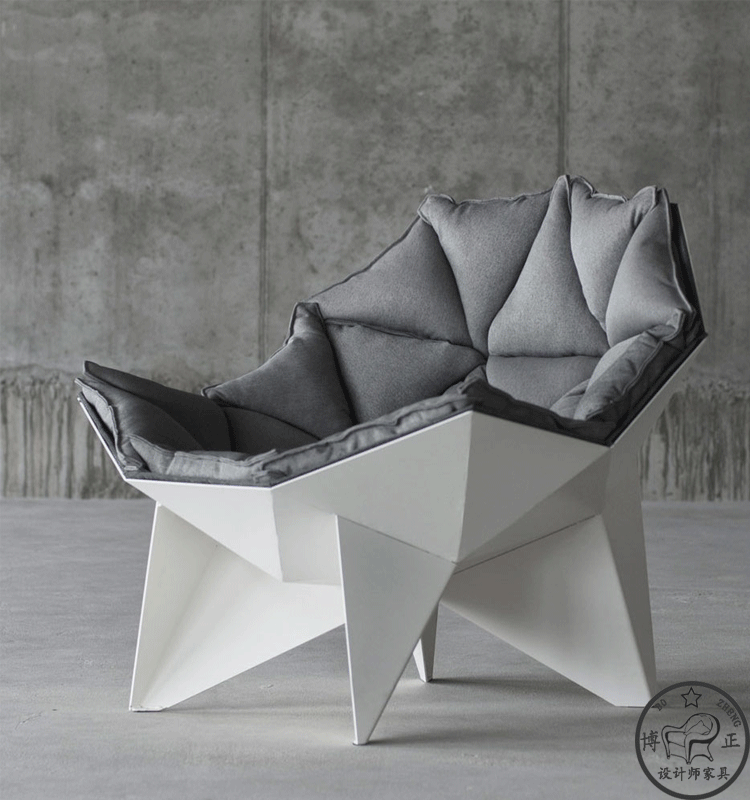 LOUNGE CHAIR Q1 Nhà thiết kế Nội thất sáng tạo Hình dạng Ghế ngồi FRP Ghế nghệ thuật Bắc Âu ghế nằm