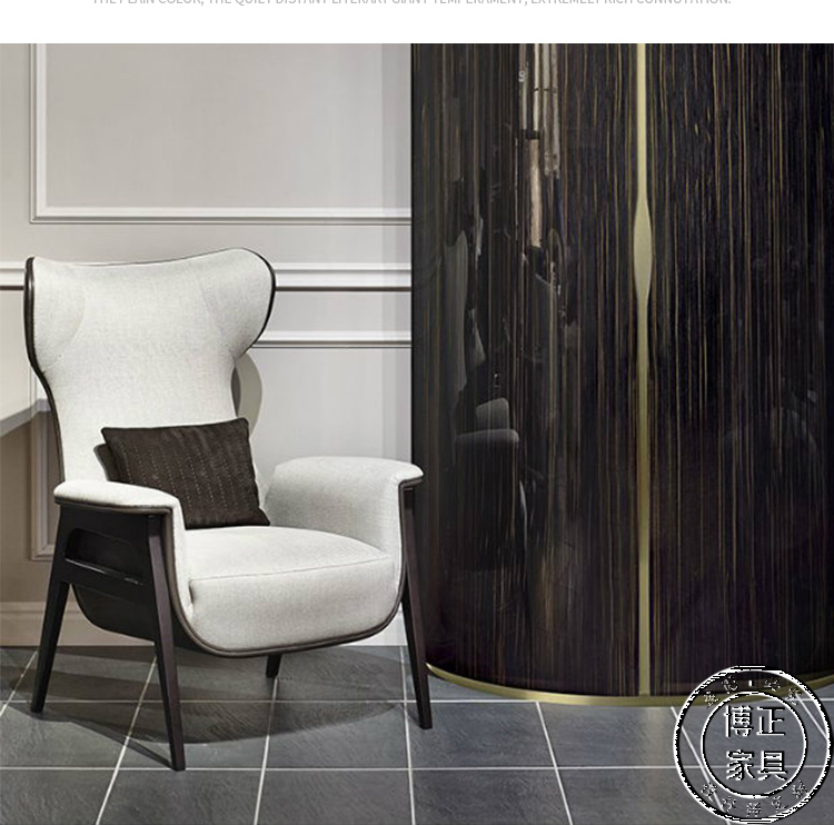 Fendi thiết kế nội thất phòng chờ ghế Bắc Âu ghế sofa đơn sáng tạo thời trang bán hàng văn phòng tiếp tân ghế thảo luận ghế sofa da bò