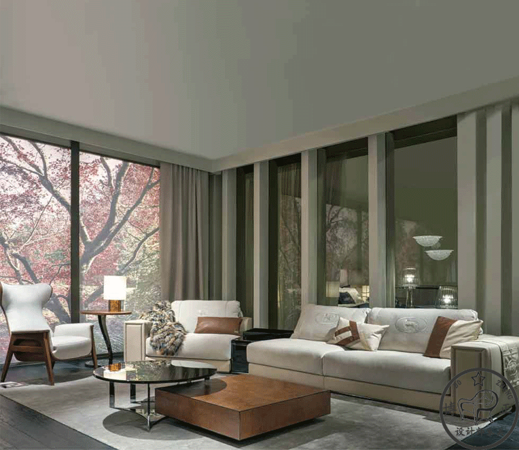 Fendi Casa Cerva thiết kế ghế bành Fendi nội thất sáng tạo Ghế phòng chờ nghệ thuật Bắc Âu - Đồ nội thất thiết kế ghế nhựa