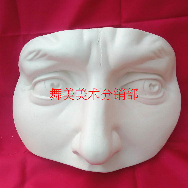 Factory direct sales of David partial plaster noodle like half-face like art plaster like plaster geometry facial features hands and feet