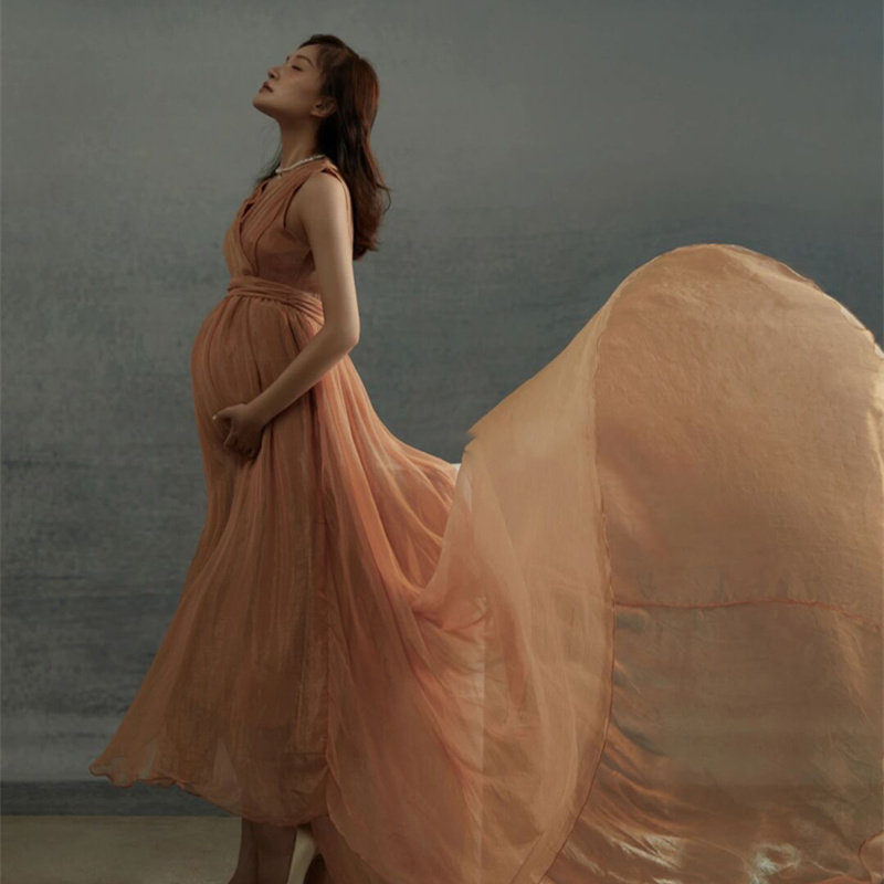 2022 Fashion Spicy Moms Pregnant pregnant women Photographic costumes Photographic costumes Photographic costumes Photo Gallery Trends Gestation mothers write real clothes