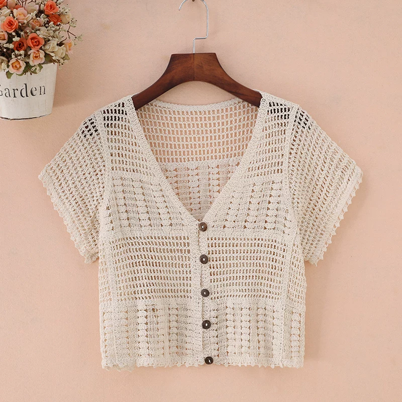 Короткое кружевное-slip платье, накидка, летний тонкий жилет, куртка, с коротким рукавом