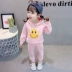 Quần áo bé gái mùa thu 1-2 tuổi nửa quần áo trẻ em 4 bé gái mùa xuân và quần áo mùa thu dài tay phiên bản Hàn Quốc hai bộ váy trẻ em hàn quốc Phù hợp với trẻ em
