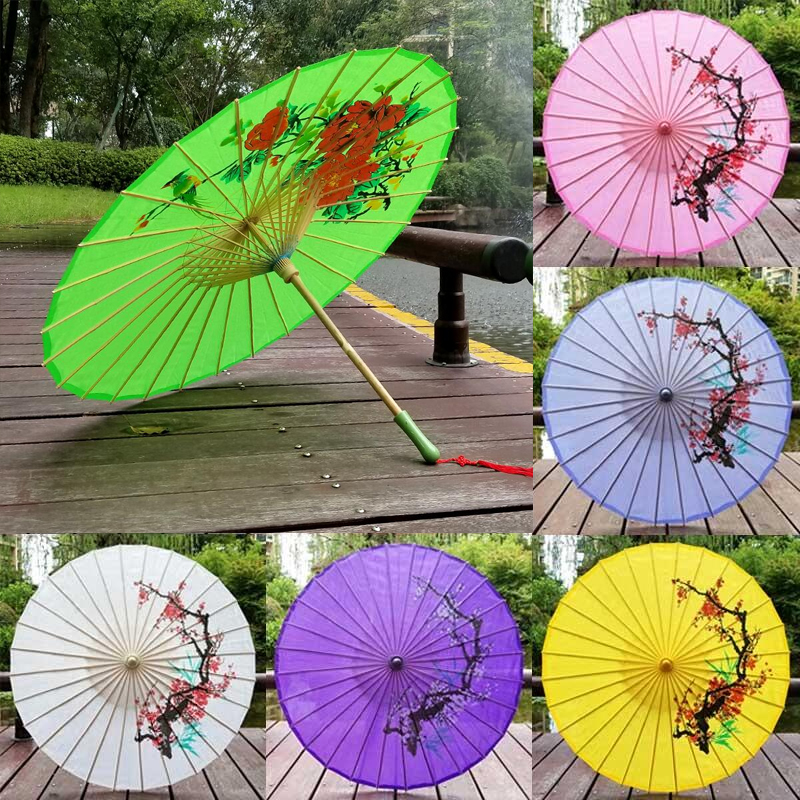 Oil paper umbrella A road props dance umbrella Stage performance umbrella Classical catwalk flag umbrella Robe show craft umbrella Chinese style