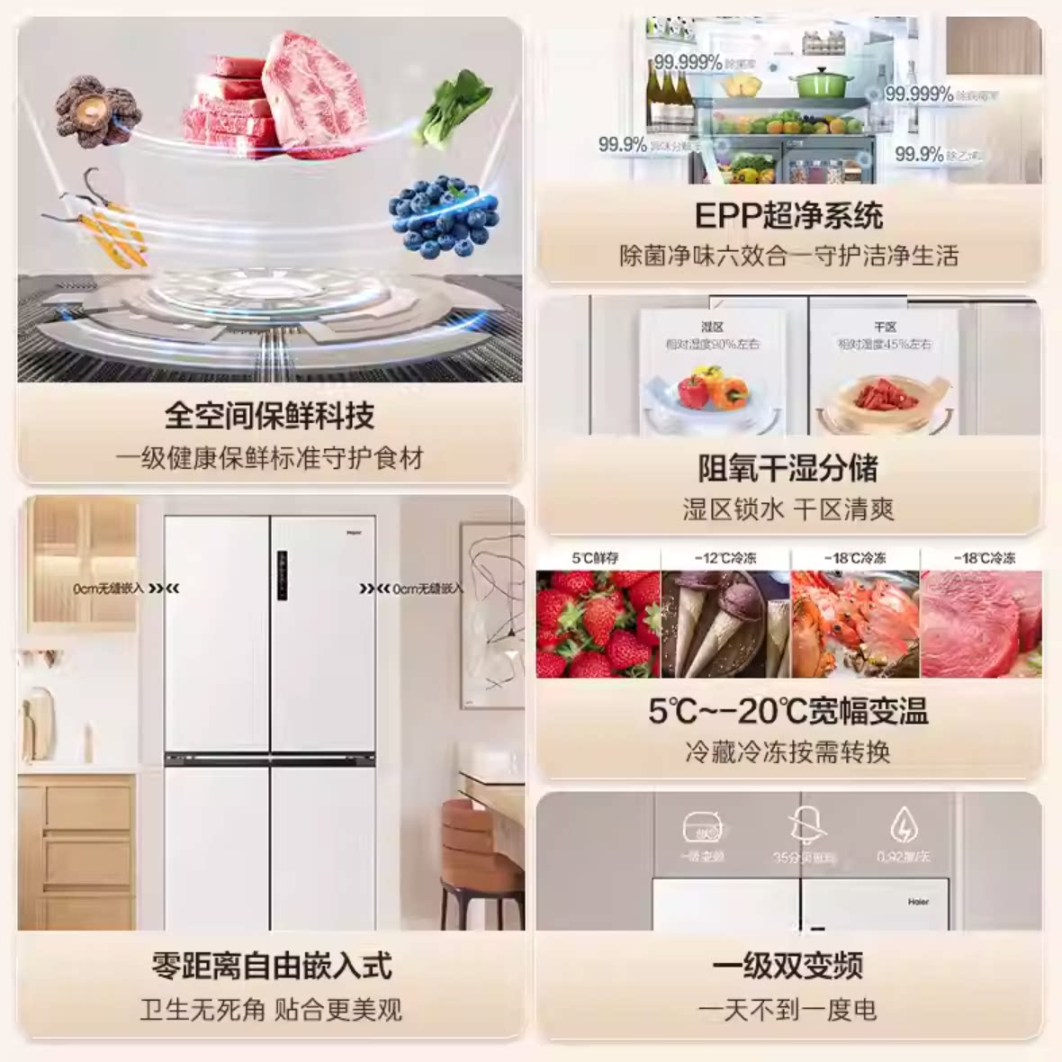 海尔BCD-540WGHTD14GPU1冰箱图片