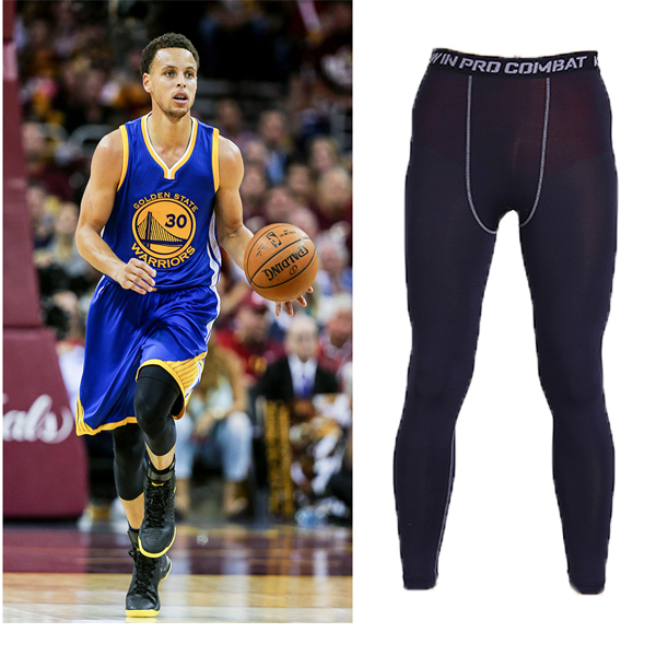Sports tight trousers pro summer basketball running fitness elastic pants train fast dry pants men