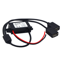12V to 5V3A with single and double USB car power converter DC--DC step-down module mobile phone charging step-down line
