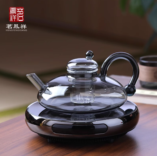 茗凤祥1300W高端合金电陶炉：煮茶神器，让你在家也能享受茶道盛宴！-煮