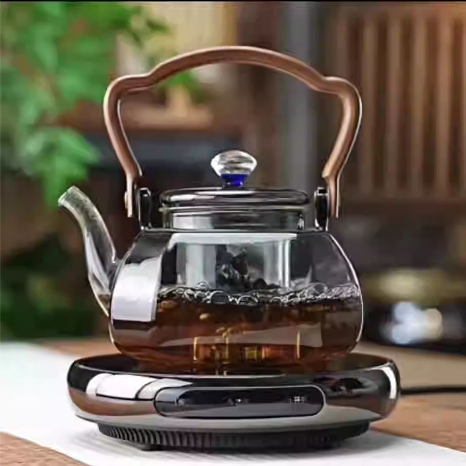 茗凤祥1300W高端合金电陶炉：煮茶神器，让你在家也能享受茶道盛宴！-煮