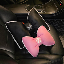 Car headrest car pillow neck pillow car seat headrest waist cute cartoon cervical pillow a pair