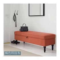 Tech Cloth Storage Bench Light Lavish Shoes Bench Log Simple Bed Tailstool Modern Strip Bench Clothing Shop Couch Stools