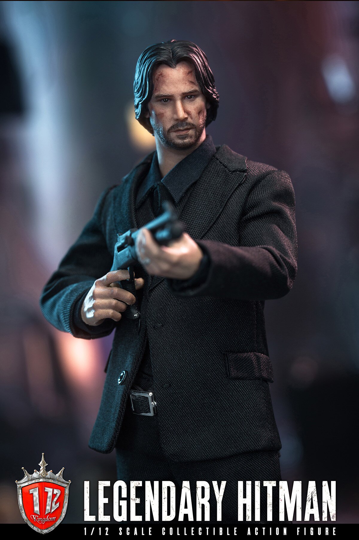 Kingdom KD-9001 John wick 1/12 ジョン ウィック KD-9001: Kingdom Legendary Hitman John Wick Keanu Reeves 1/12