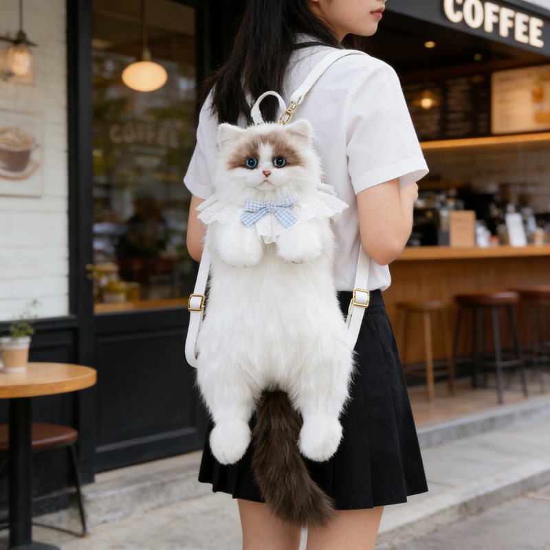 2026 New Model Cat Backpack Realistic Plush Doll Backpack Toy Plush Toy Calico Cat Plush Birthday Gift 2026 New Model Cat Backpack Realistic Plush Doll Backpack Toy Plush Toy Calico Cat Plush Birthday Gift