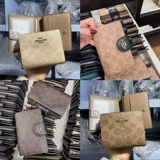 Бумажник, кошелек с молнией, картхолдер, сумка, карета, из натуральной кожи